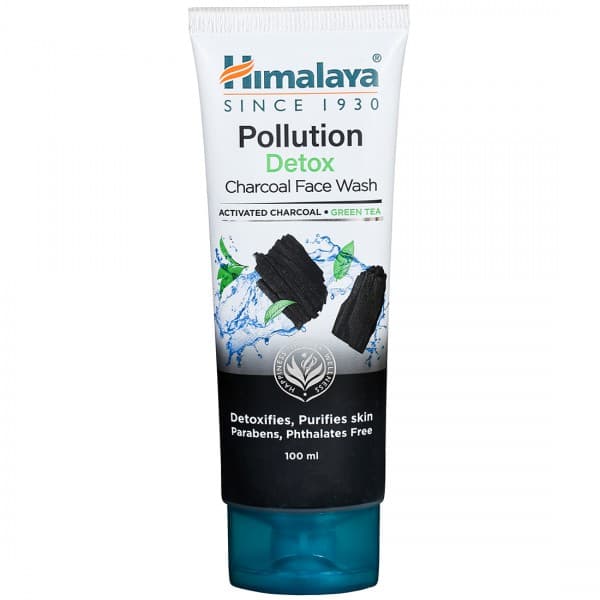 Himalaya Pollution Detox Green Tea Charcoal Face Wash 100 ml