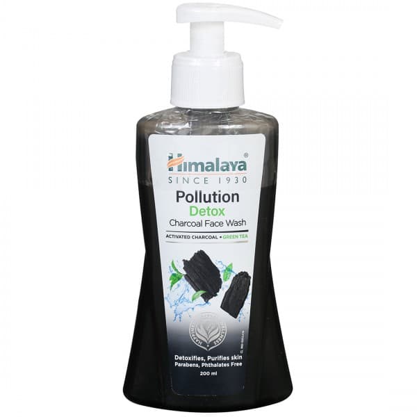 Himalaya Pollution Detox Green Tea Charcoal Face Wash 200 ml