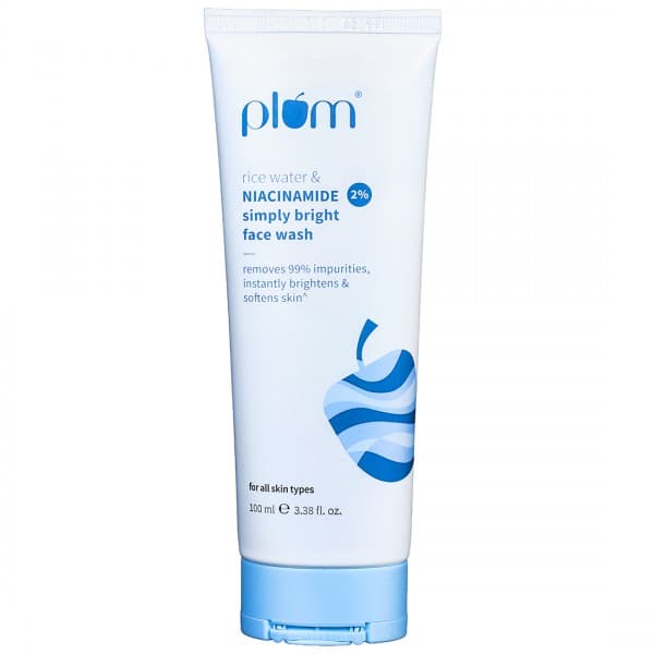 Plum Rice Water & Niacinamide 2% Simply Bright Face Wash 100 ml