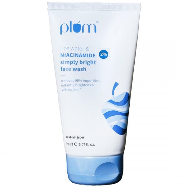 Plum Rice Water & Niacinamide 2% Simply Bright Face Wash 150 ml