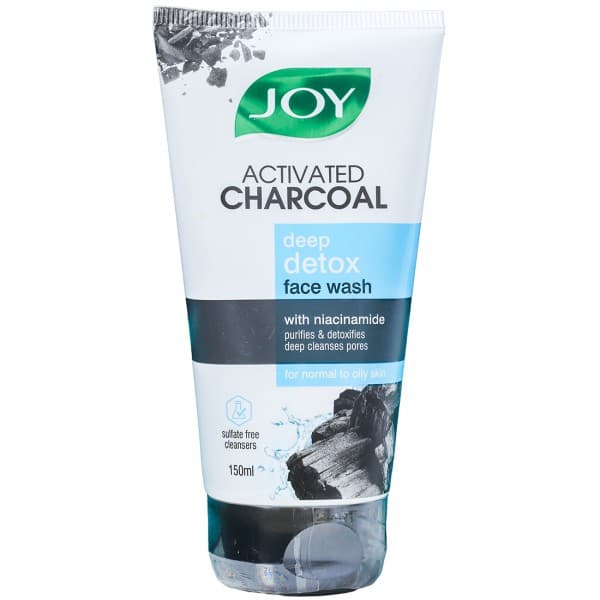 Joy Activated Charcoal Deep Detox Face Wash 150 ml