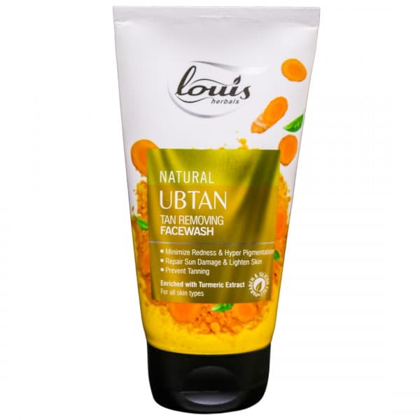 Louis Herbals Natural Ubtan Tan Removing Facewash 150 g