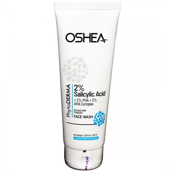Oshea Phytoderma 2% Salicylic Acid + 2% PHA + 2% AHA Complex Face Wash 100 ml