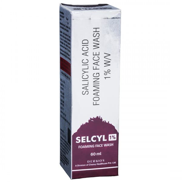 Selcyl 1% Foaming Face Wash 60 ml