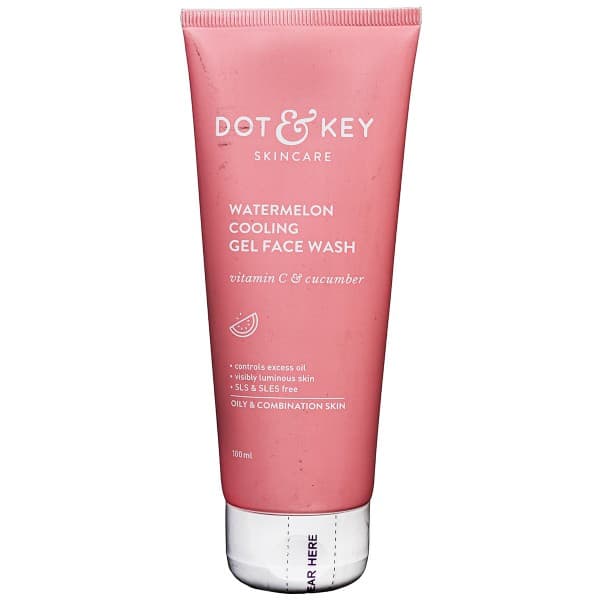 Dot & Key Watermelon Cooling Gel Face Wash With Vitamin C & Cucumber 100 ml