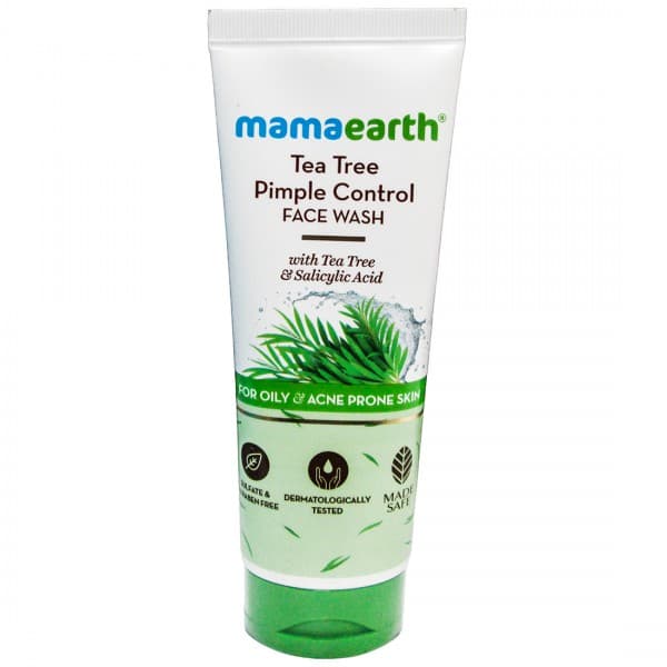 Mamaearth Tea Tree Pimple Control Face Wash With Tea Tree & Salicylic Acid 100 ml