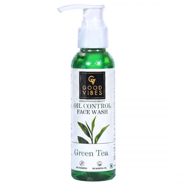 Good Vibes Green Tea Oil Control Face Wash 120 ml