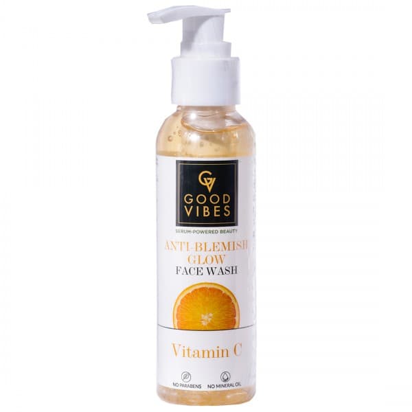Good Vibes Vitamin C Anti Blemish Glow Face Wash 120 ml