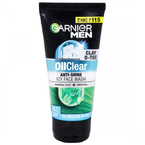 Garnier Men Oil Clear Clay D Tox Anti Shine Icy Face Wash (Rs. 15 Off) 50 g