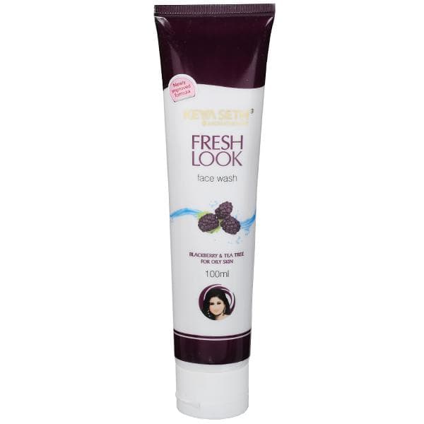 Keya Seth Aromatherapy Fresh Look Blackberry & Tea Tree For Oily Skin Face Wash 100 ml