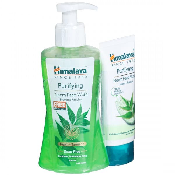 Himalaya Purifying Neem Face Wash (Free Himalaya Neem Scrub 50 g) 200 ml
