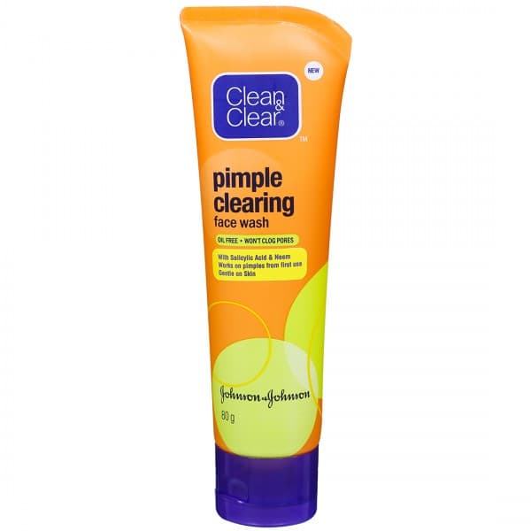 Clean & Clear Pimple Clearing Face Wash 80 g