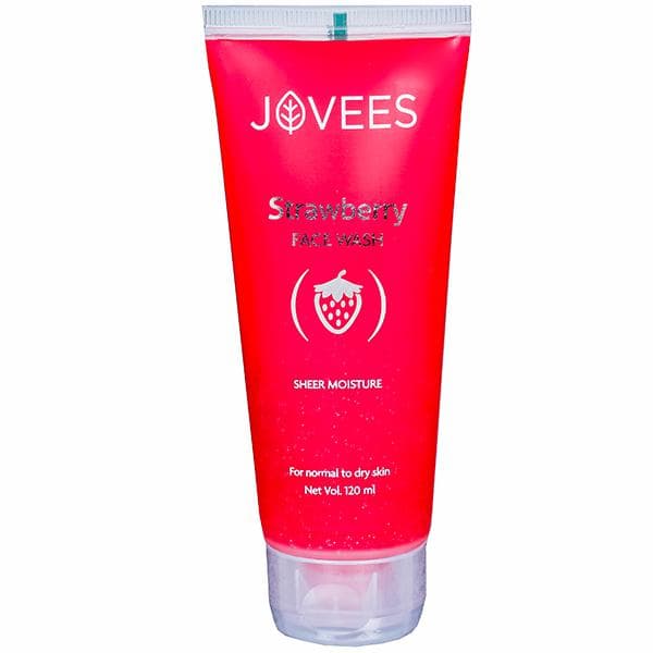 Jovees Strawberry Face Wash Sheer Moisture For Normal to Dry Skin 120 ml