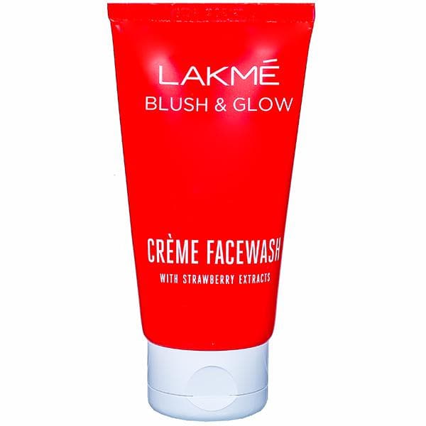 Lakme Blush & Glow Strawberry Extracts Creme Face Wash 50 g