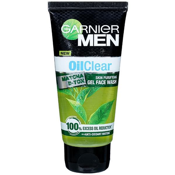 Garnier Men Oil Clear Matcha D Tox Gel Face Wash 50 g