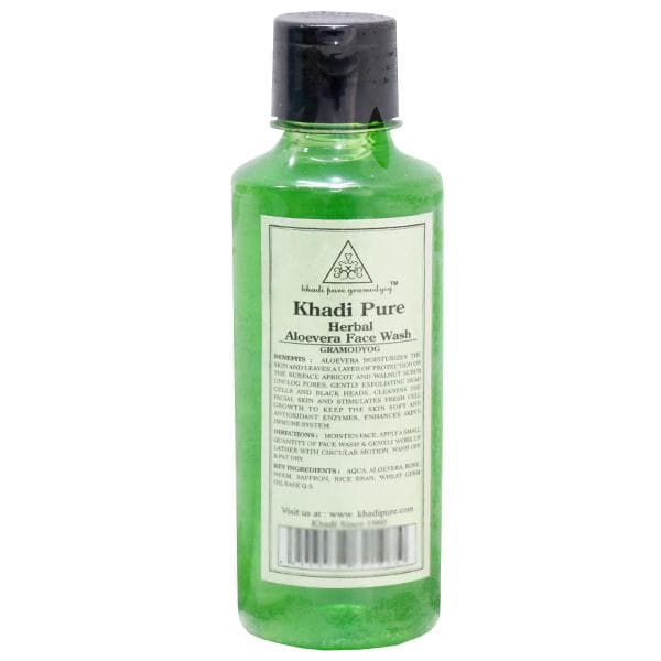 Khadi Pure Herbal Aloe Vera Face Wash 210 ml