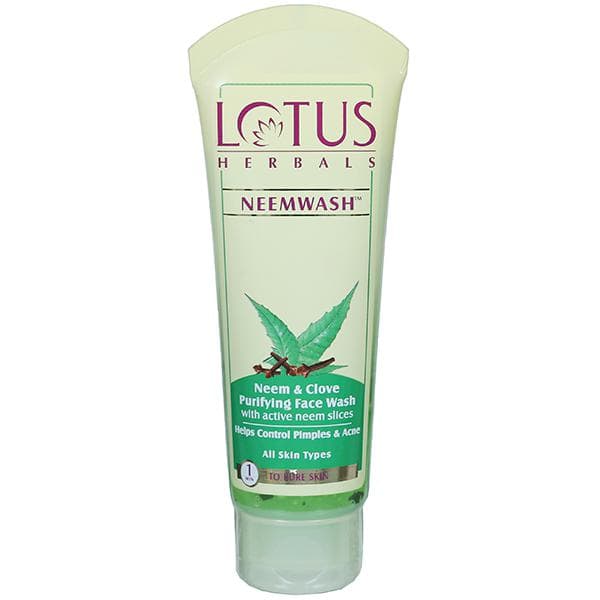 Lotus Herbals Neemwash Neem & Clove Purifying Face Wash 80 g