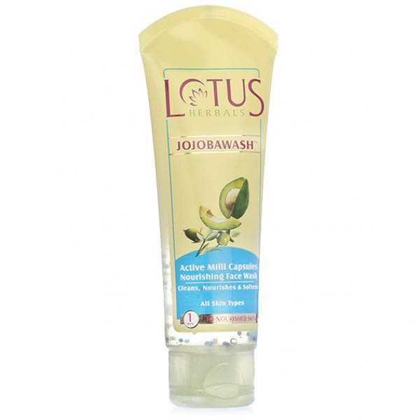 Lotus Herbals Jojobawash Active Milli Capsules Nourishing Face Wash 80 g