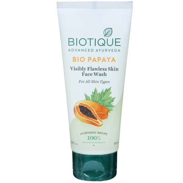 Biotique Bio Papaya Visibly Flawless Skin Face Wash 100 ml