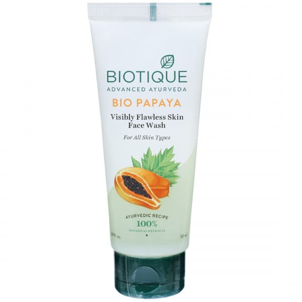 Biotique Bio Papaya Visibly Flawless Skin Face Wash 50 ml