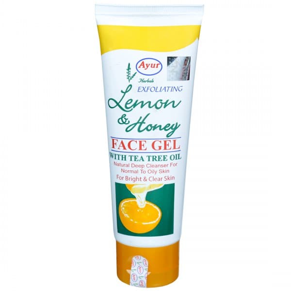 Ayur Herbals Exfoliating Lemon & Honey Face Gel With Tea Tree Oil 75 ml