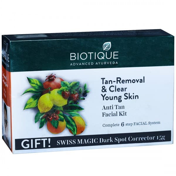 Biotique Anti Tan Facial Kit (Free Biotique Swiss Magic Dark Spot Corrector 15 g) 50 g