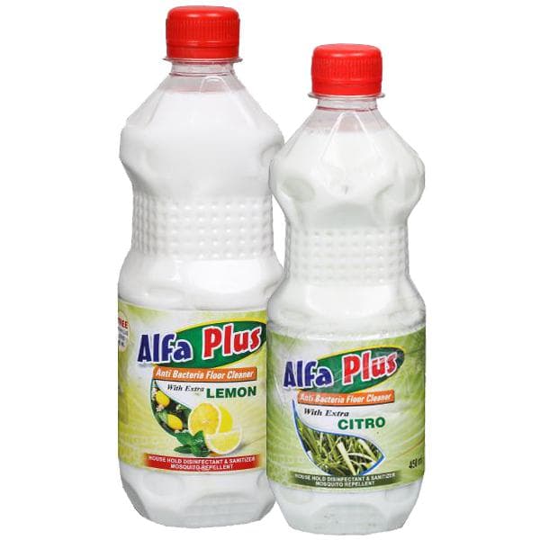 Alfa Plus Anti Bacteria Floor Cleaner With Extra Lemon (Free Citro 450 ml) 500 ml