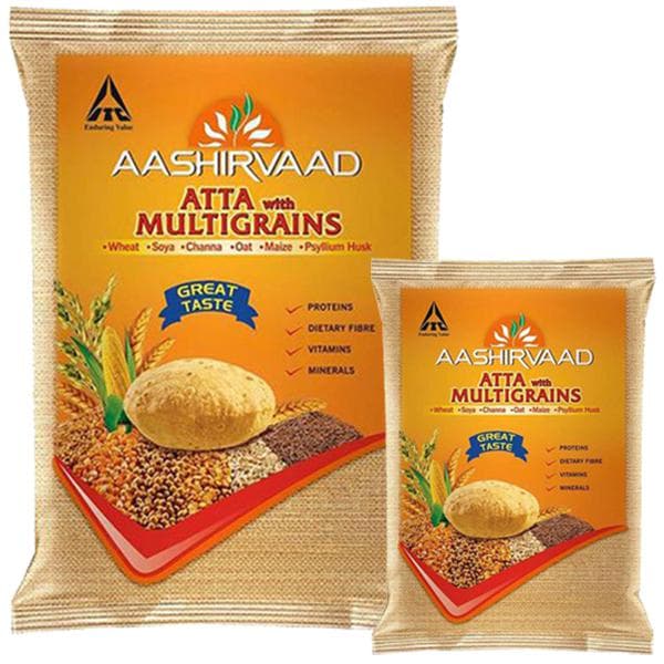 Aashirvaad Multigrains Atta (Free Aashirvaad Multigrains Atta 1 Kg) 5 kg
