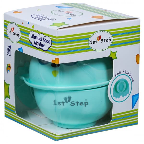 1st Step Manual Food Masher 6M+ ST-1155MG Sea Green