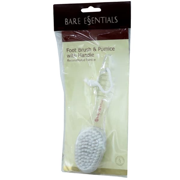 Bare Essentials Foot Brush & Pumice With Handle Mp-08