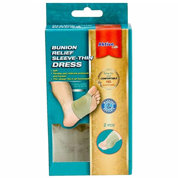 Aktive Life Bunion Relief Sleeve-Thin Dress AKL025 Pack Of 2
