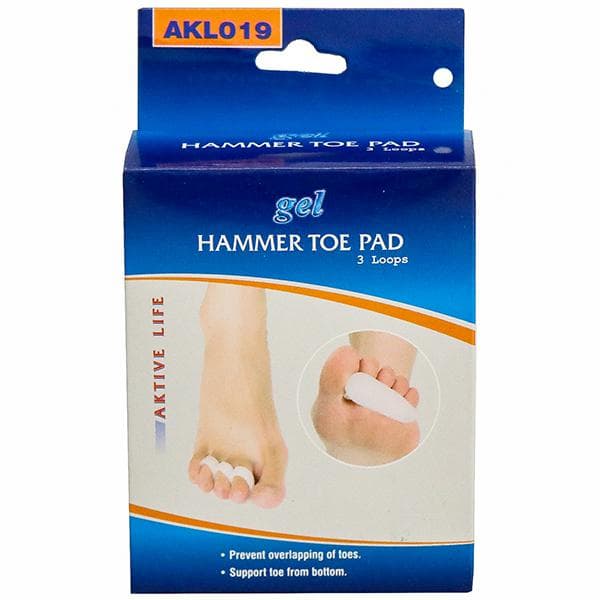 Aktive Life Gel Hammer Toe Pad 3 Loops AKL019 Pack Of 2