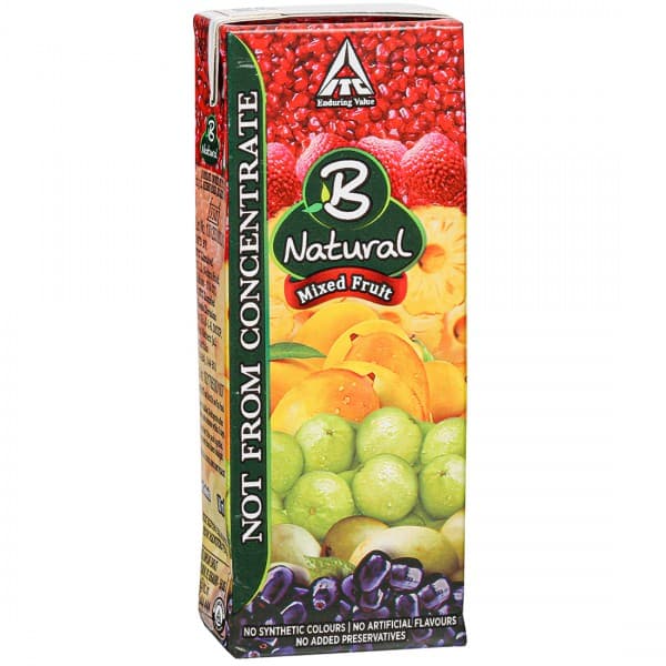 B Natural Mixed Fruit Juice 180 ml