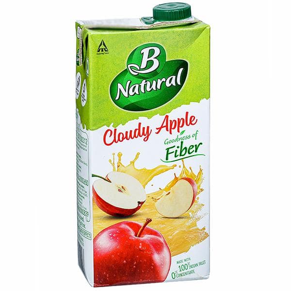 B Natural Cloudy Apple 1 L