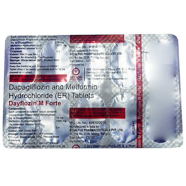 Dayflozin M Forte Tablet (10 Tab)