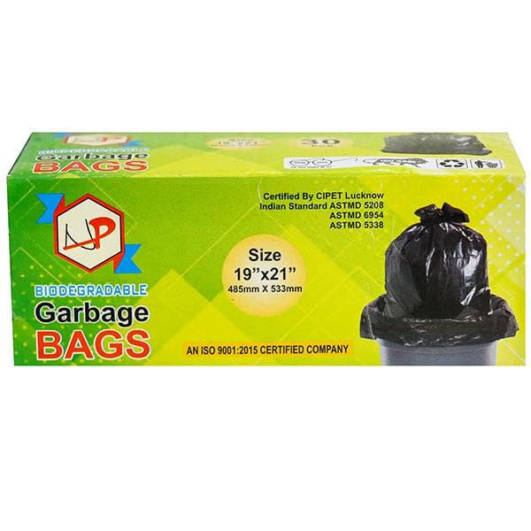 Biodegradable Garbage Bags 19'' x 21'' Pack Of 30