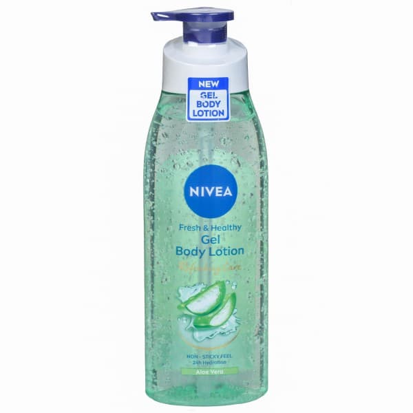 Nivea Fresh & Healthy Gel Body Lotion Refreshing Care Aloe Vera 390 ml