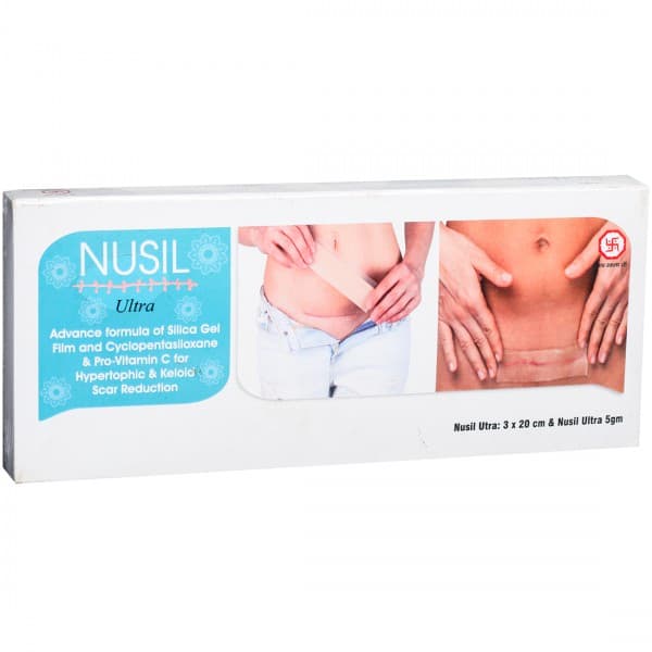 Nusil Ultra For Scar Management Gel (5 g) & Film (3 x 20 cm) Pack Of 1