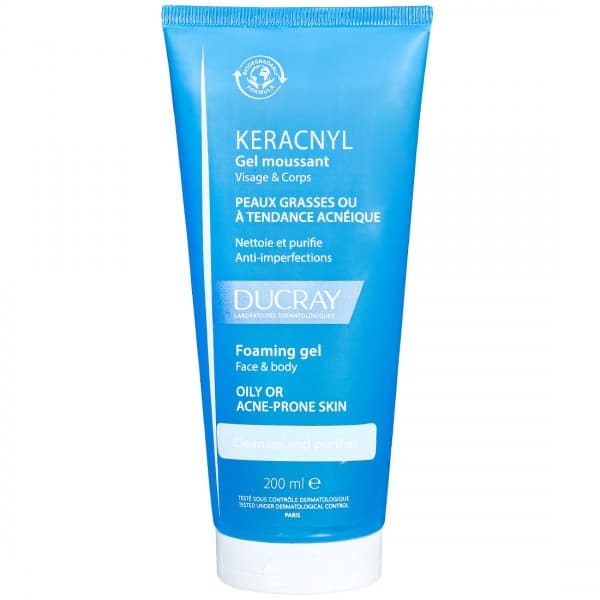 Ducray Keracnyl Gel Moussant Foaming Gel 200 ml