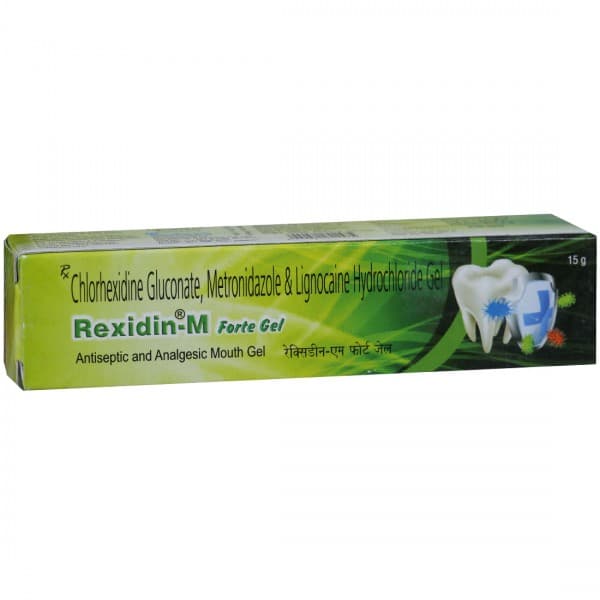 Rexidin M Forte Gel 15 gm