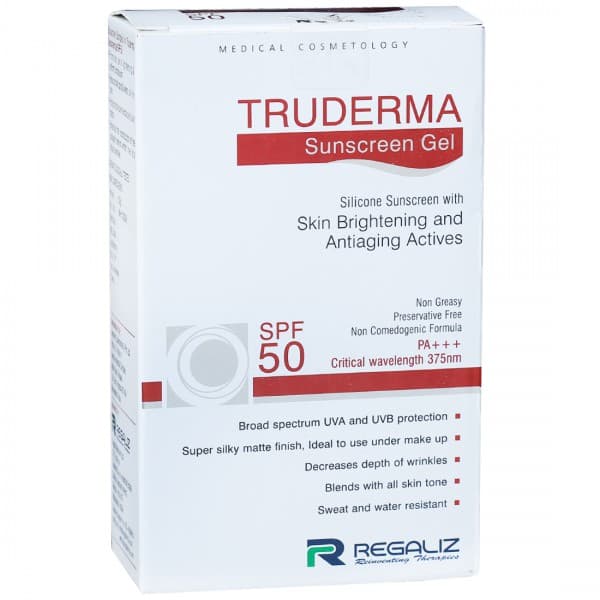 Truderma Sunscreen (SPF 50 PA+++) Gel 50 gm