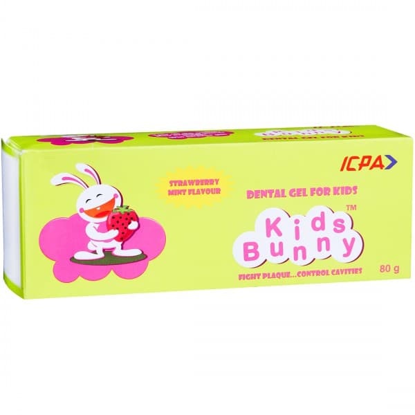 Kids Bunny Strawberry Mint Flavour Dental Gel (Thermoseal) 80 g