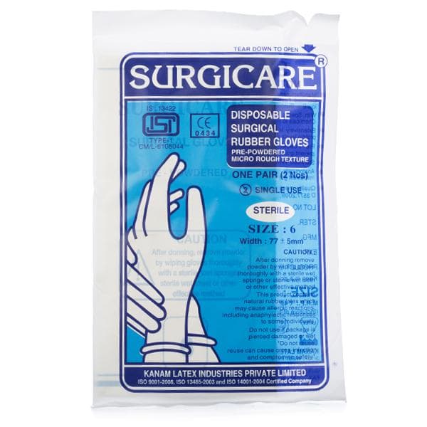 Surgical Gloves 6 NO Pack Of 2