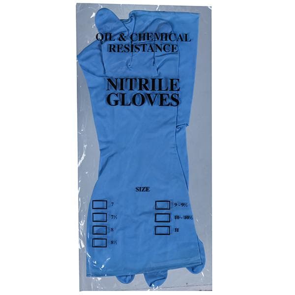 Nitrile Gloves (7 No) 1 Pair (Blue)