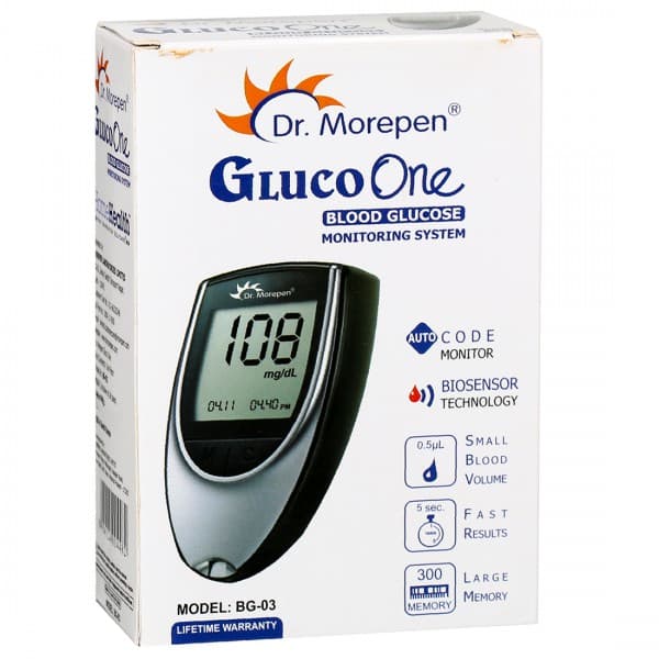 Gluco One BG 03 (Dr.Morepen) Blood Glucose Monitoring System