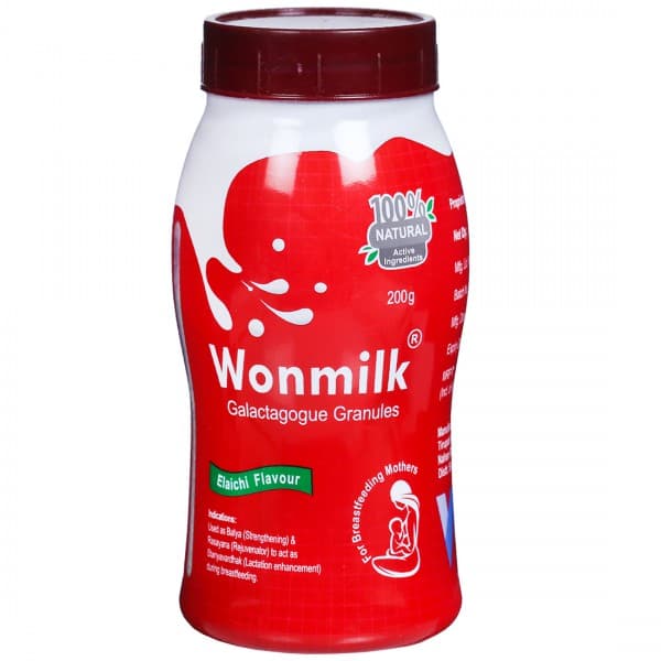 Wonmilk Galactagogue Granules Elaichi Flavour 200 g