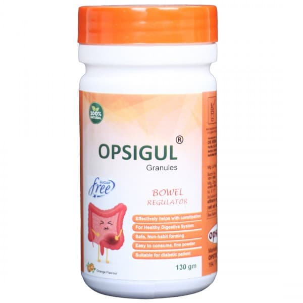 Opsigul Sugar Free Orange Flavour Granules 130 g
