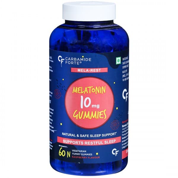 Carbamide Forte Mela Rest (Raspberry Flavour) 60 Gummies