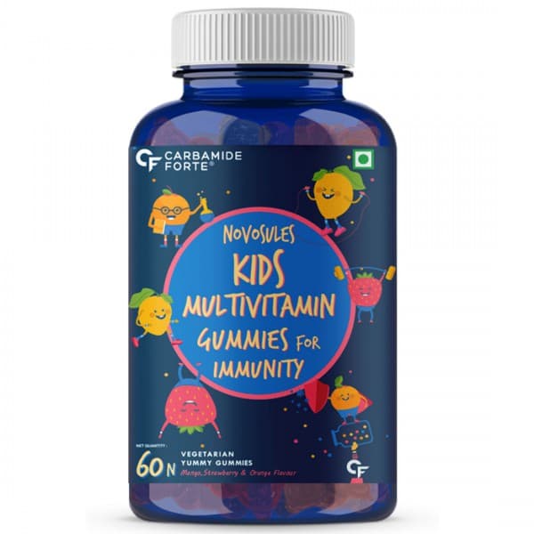 Carbamide Forte Novosules Kids (Mango, Strawberry & Orange Flavour) 60 Gummies