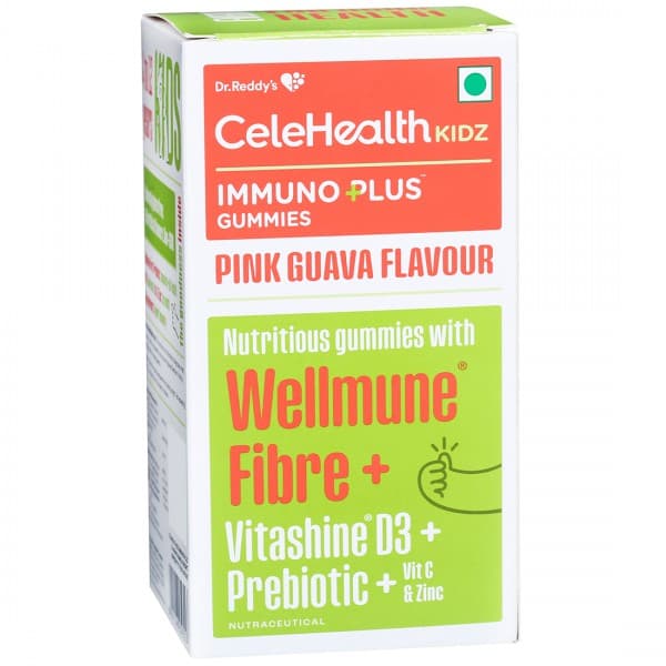 Celehealth Kidz Immuno Plus Pink Guava Flavour 30 Gummies
